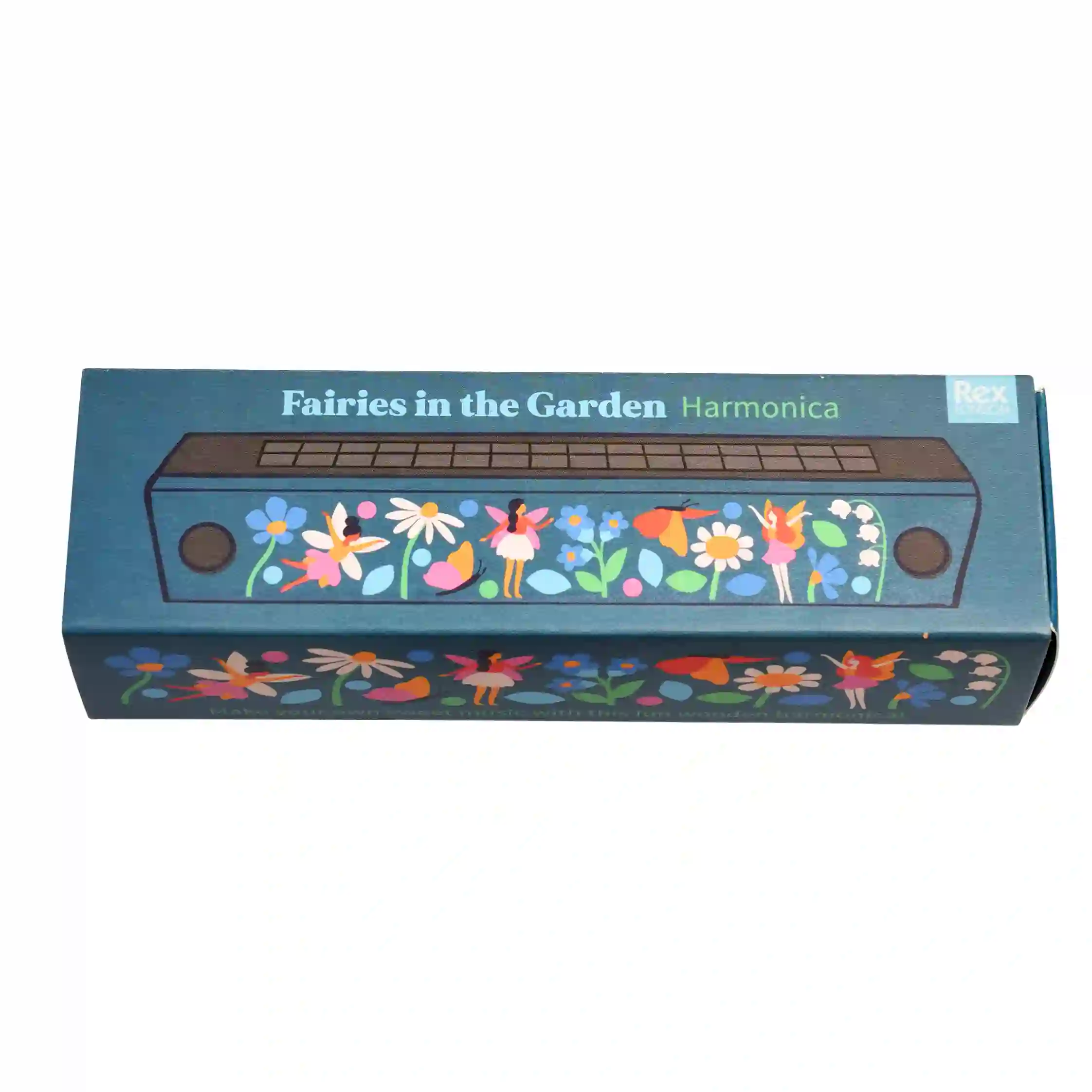 wooden harmonica - fairies in the garden