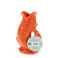 ceramic fish vase - orange