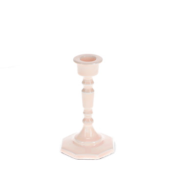 emaille-kerzenständer (13 cm) – pink
