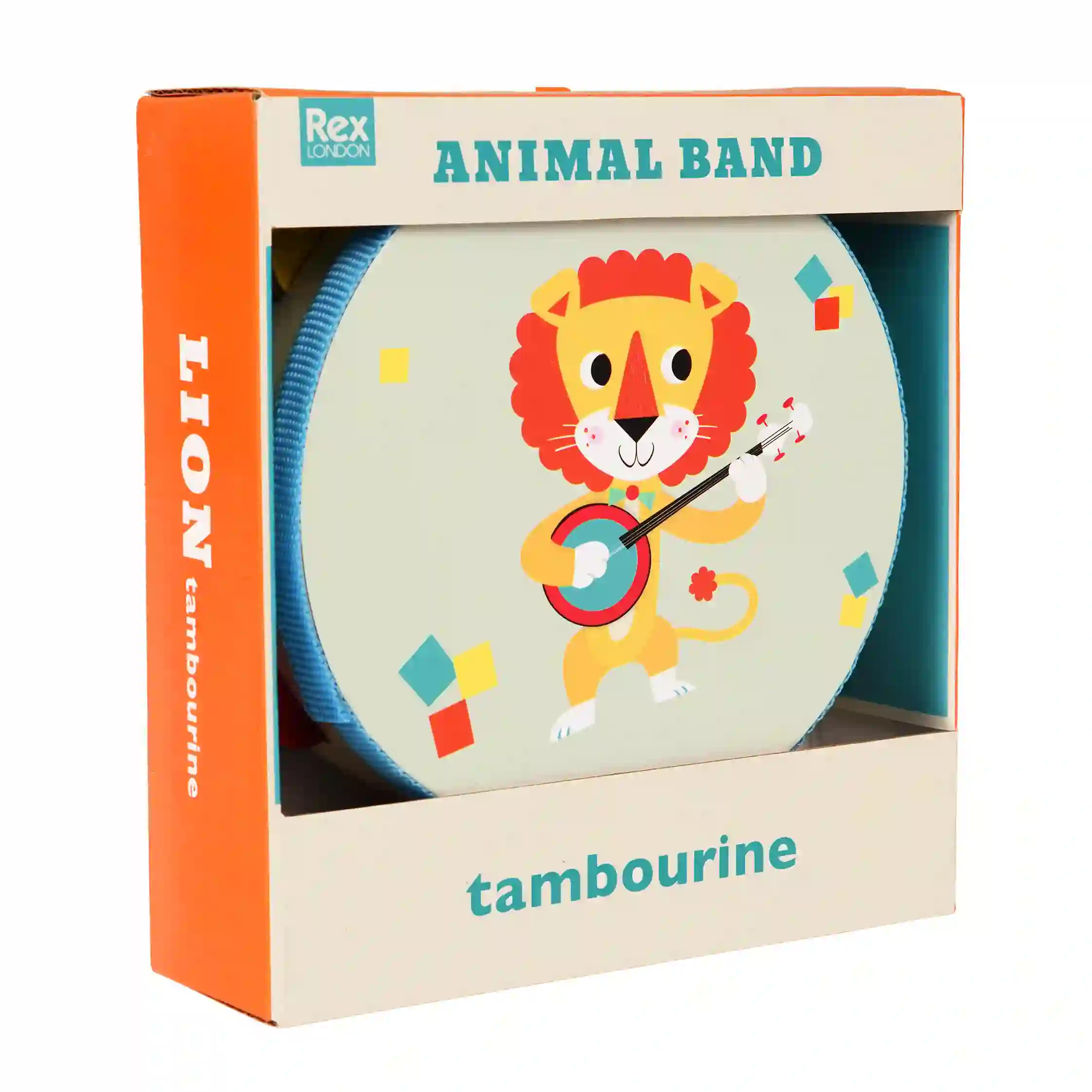 children's tambourine - animal band