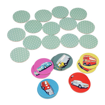 memory game (24 pieces) - road trip