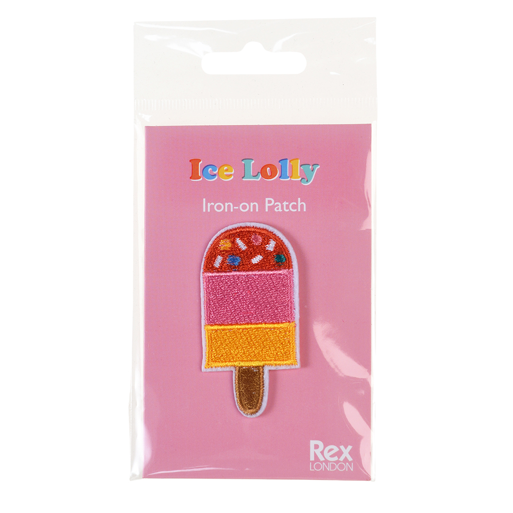 iron on patch - ice lolly
