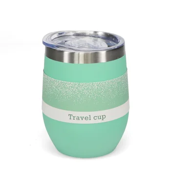 rubber coated travel cup 350ml - mint green rubber coated travel cup 350ml - mint green
