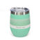 gummierter reisebecher 350ml - mintgrün
