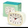 retro alarm clock - ivory white