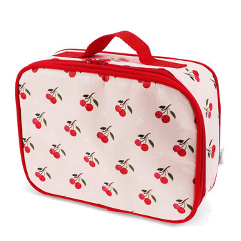 soft insulated lunch box - little cherry