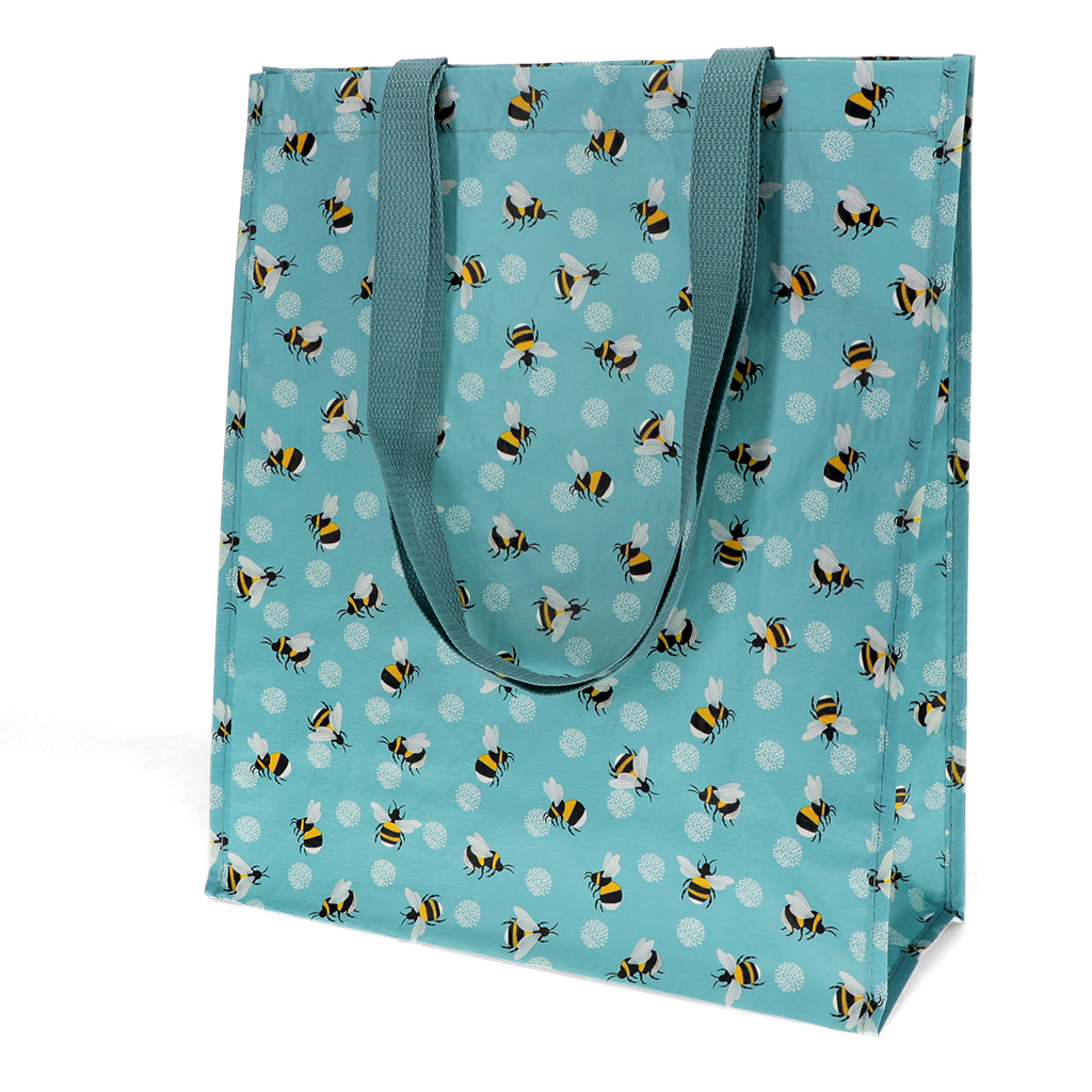 recycled shopping bag - bumblebee