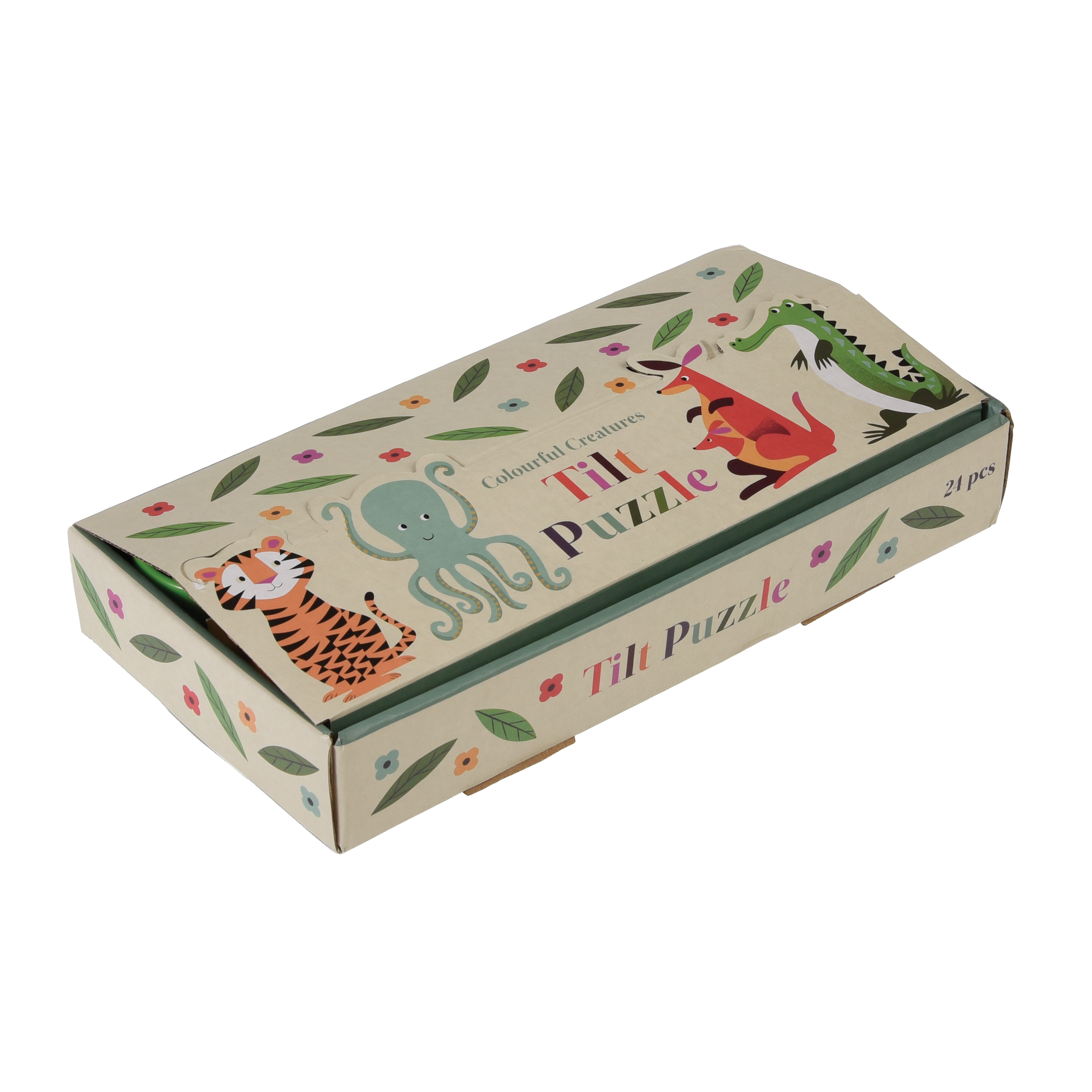 tilt puzzle - colourful creatures