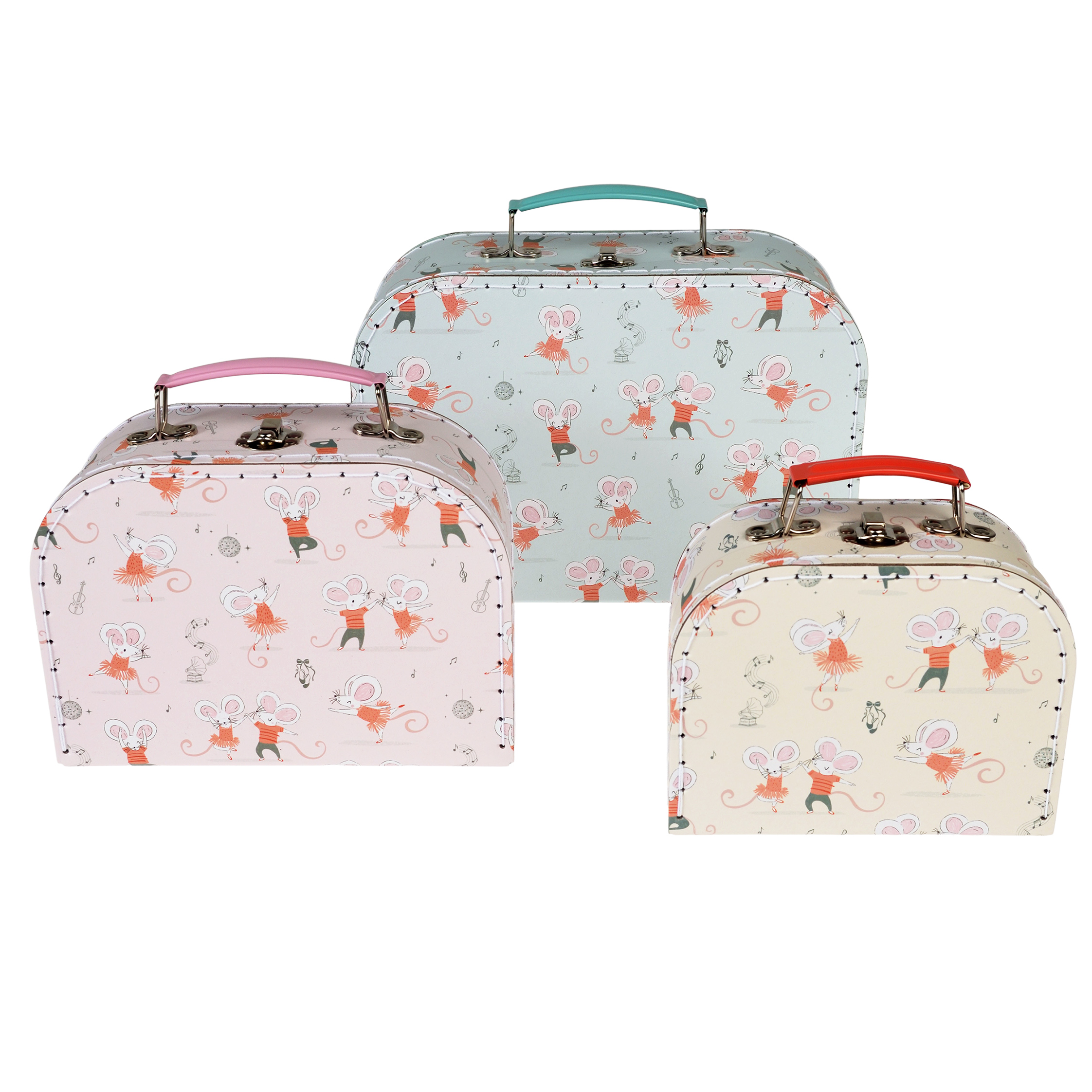storage cases (set of 3) - mouse ballet