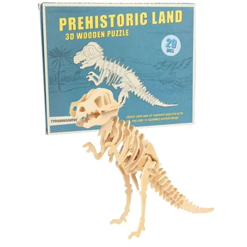 tyrannosaure puzzle 3d en bois tyrannosaure puzzle 3d en bois