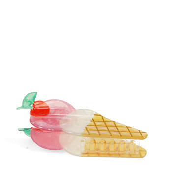 hair claw clip - ice cream