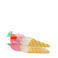 hair claw clip - ice cream
