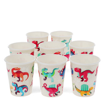 paper cups (pack of 8) - baby dinos