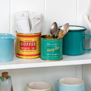 mini boîtes de rangement (lot de 2) - vintage coffee