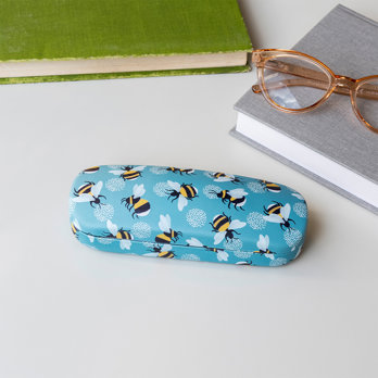 etui à lunettes et chiffon de nettoyage - bumblebee
