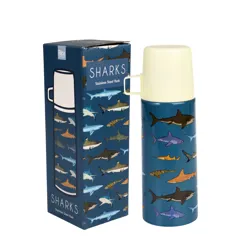 flask and cup - sharks flask and cup - sharks