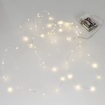 warm glow string of led lights (3 metres)
