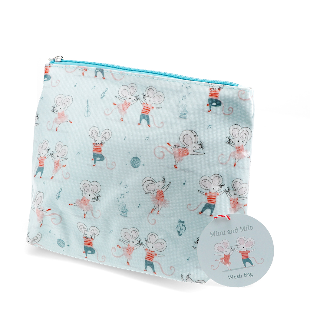 children's wash bag - mouse ballet