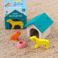 kit de jeu en bois sur le thème des animaux de compagnie