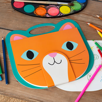 children's take-along sketchbook - cat