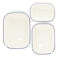 enamel pie dishes (set of 3) - blue