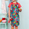 wipeable cotton children's apron - ladybird