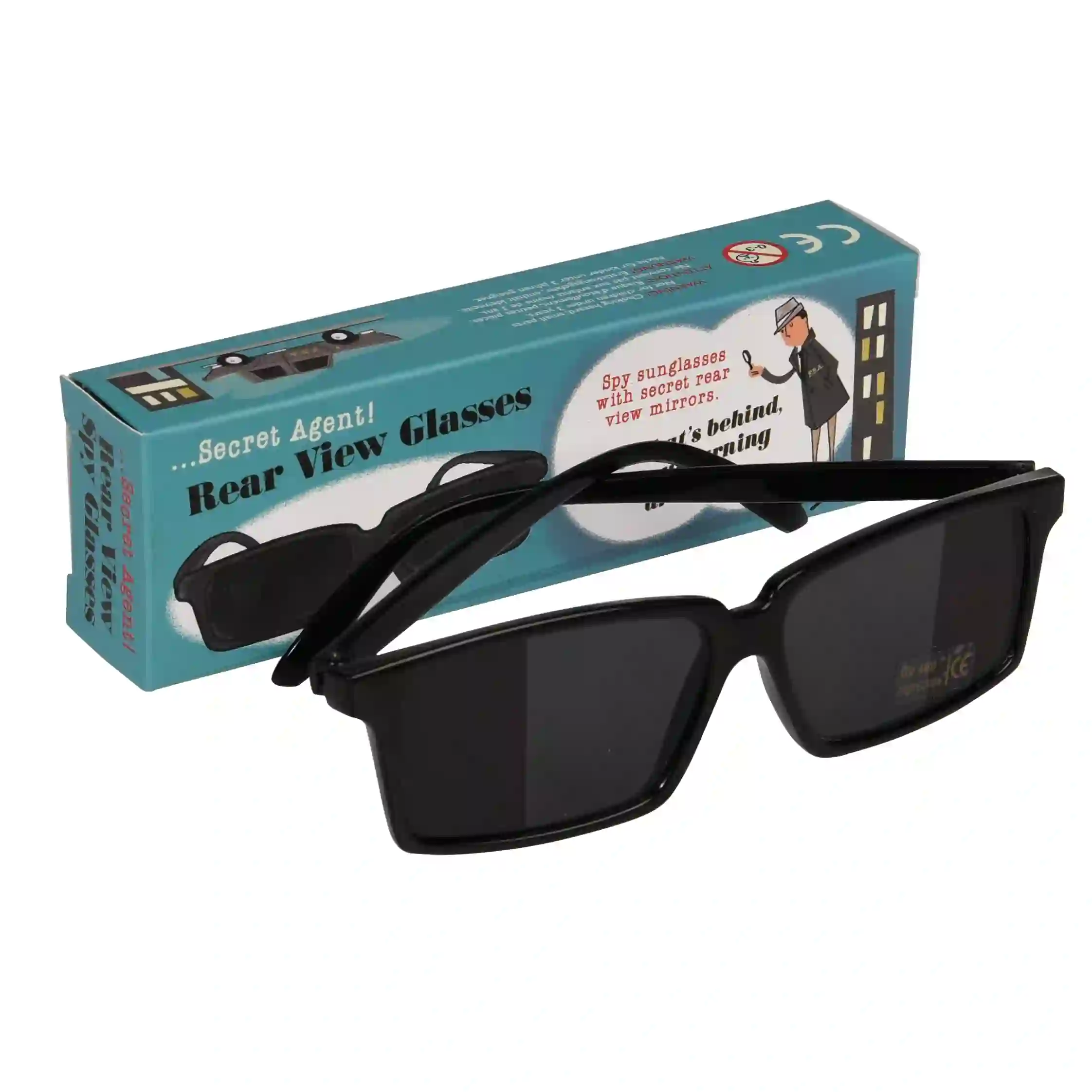 secret agent rear view spy glasses