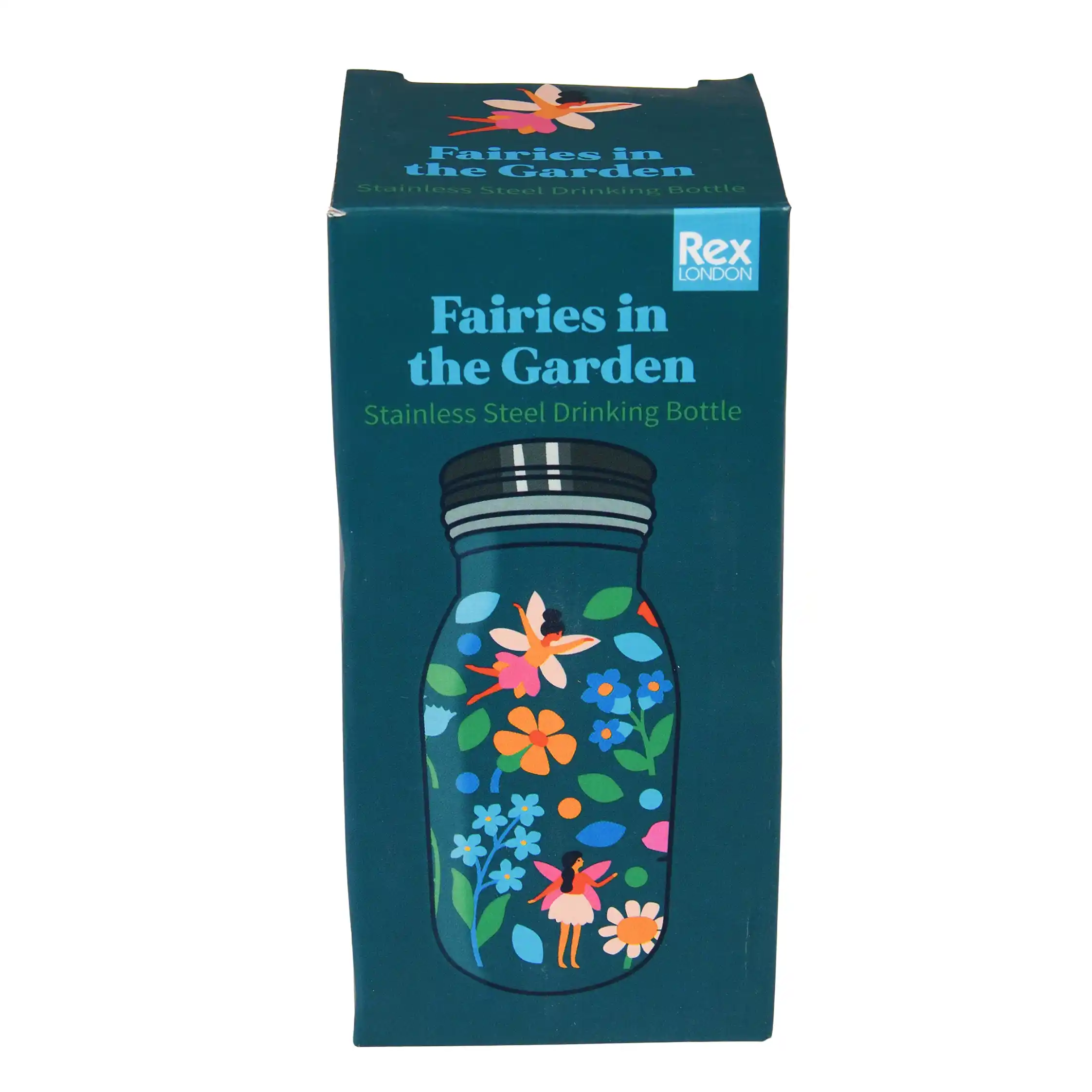 stainless steel bottle 250ml - fairies in the garden