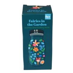 kleine wasserflasche aus edelstahl fairies in the garden 250ml