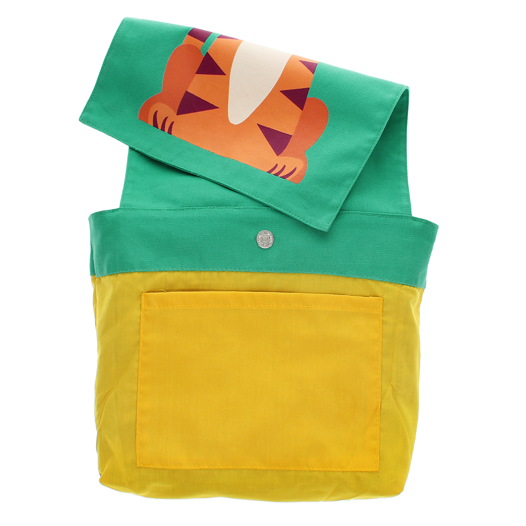 mini children's canvas backpack - tiger