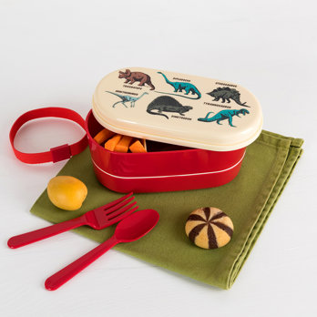 children's bento box - prehistoric land