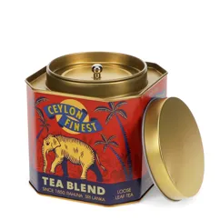 metal tea caddy - ceylon finest metal tea caddy - ceylon finest