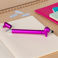 sausage dog shaped pen with stylus - pink