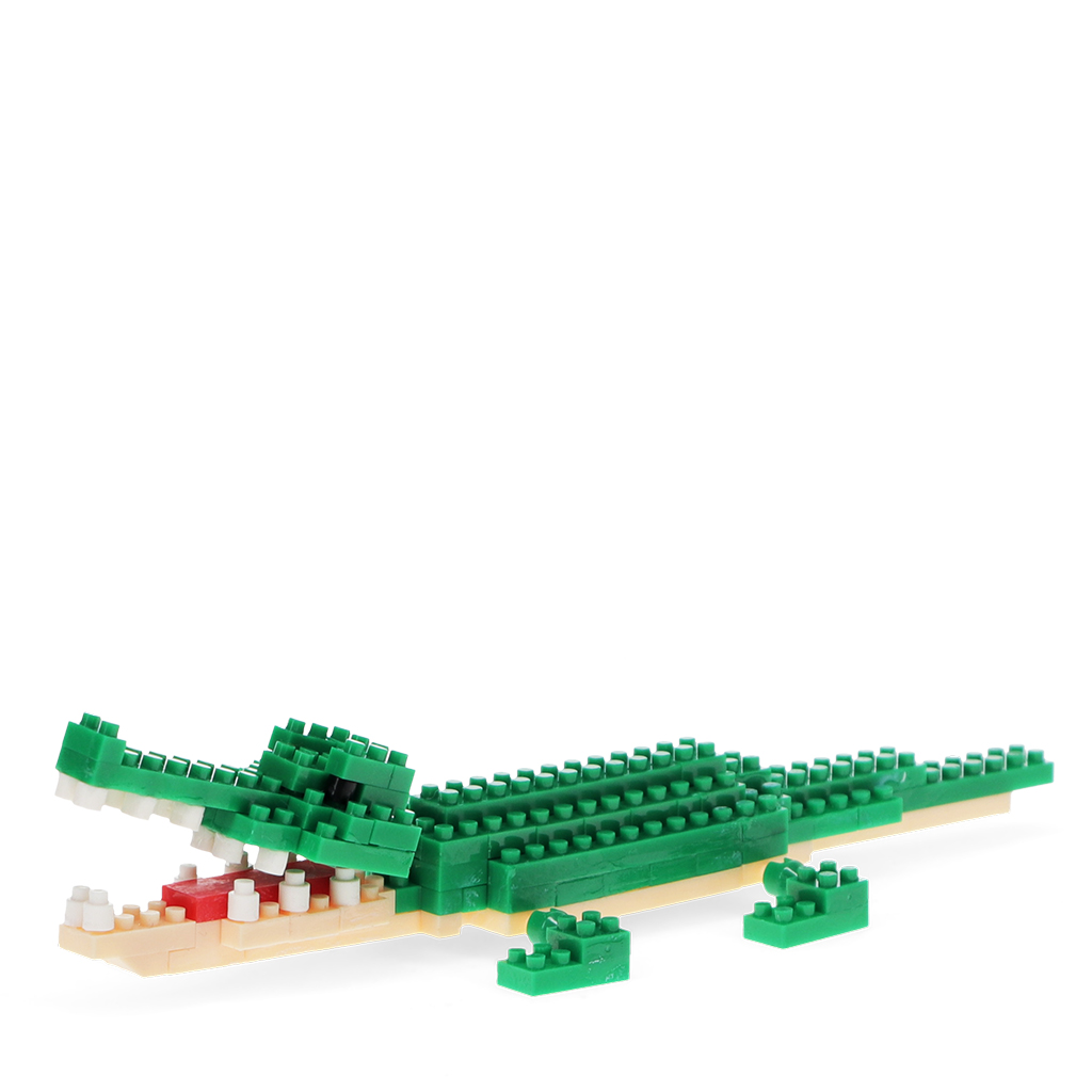 build your own animal model brick kit - crocodile