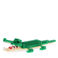 kit de construction d'animal en micro-briques - crocodile