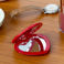 pocket mirror - red heart