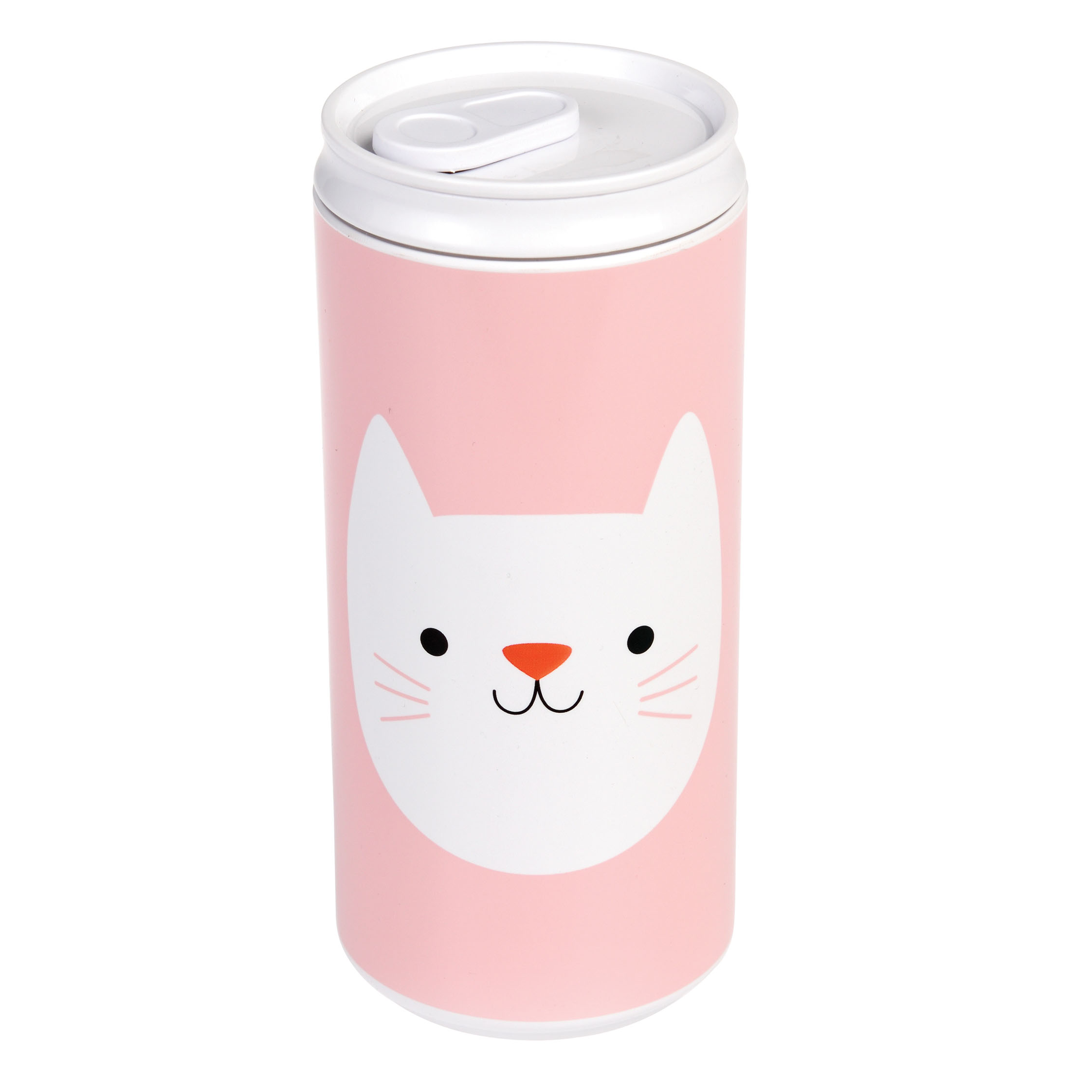 reusable eco can water bottle (330ml) - cookie the cat