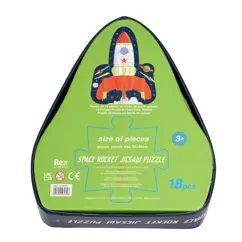 rocket jigsaw puzzle - space age rocket jigsaw puzzle - space age