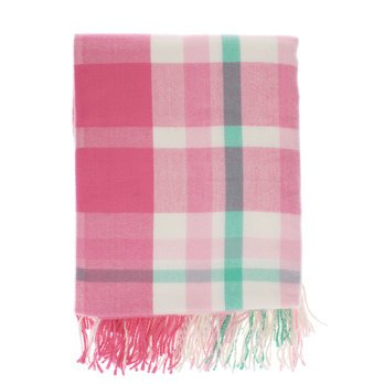 kuschelige wohndecke (130 x 155 cm) – pink