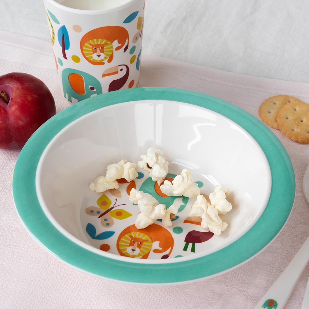 children's melamine bowl - wild wonders