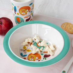 children's melamine bowl - wild wonders