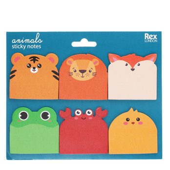 sticky notes (set of 6) - animals