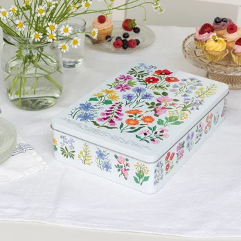 boîte à biscuits wild flowers boîte à biscuits wild flowers