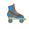 anstecknadel roller skate