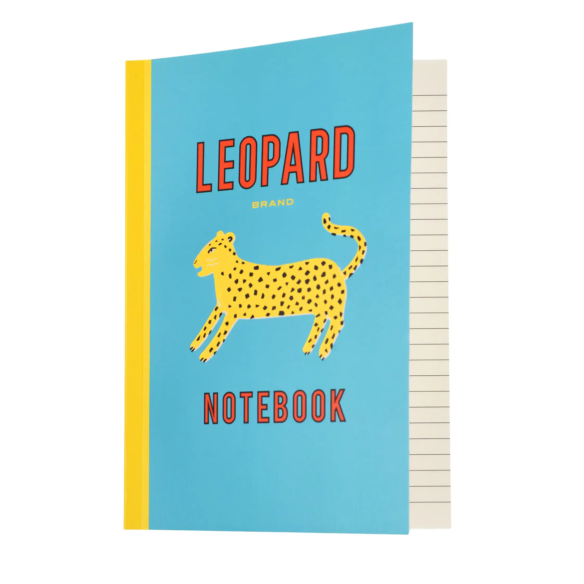 liniertes notizbuch a5 leopard