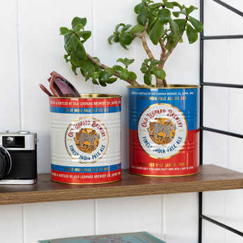 medium storage tins (set of 2) - old leopard brewery