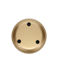 mini round enamel trinket dish - toadstool