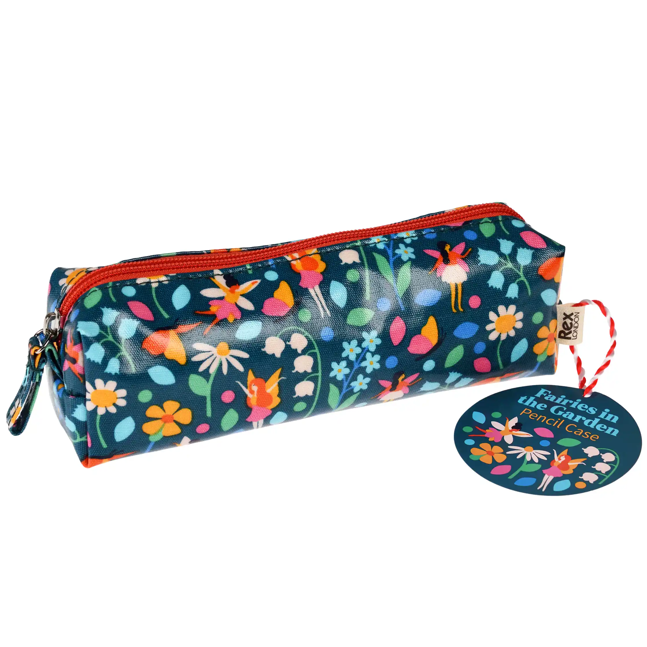 pencil case - fairies in the garden