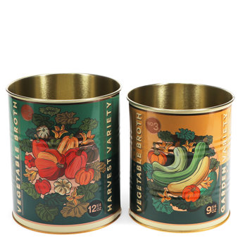 boîtes de rangement moyennes (lot de 2) – vegetable broth