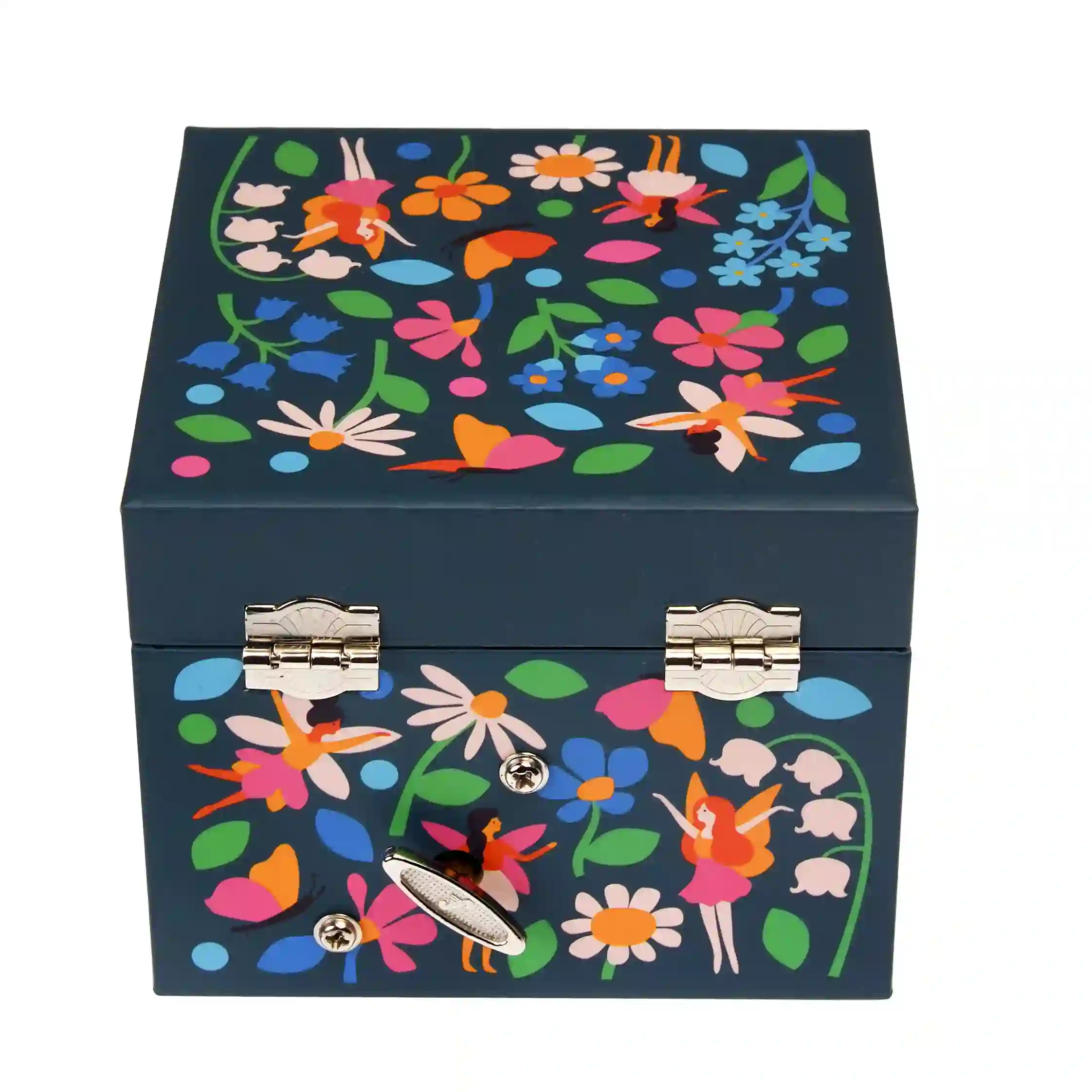 musical jewellery box - fairies in the garden